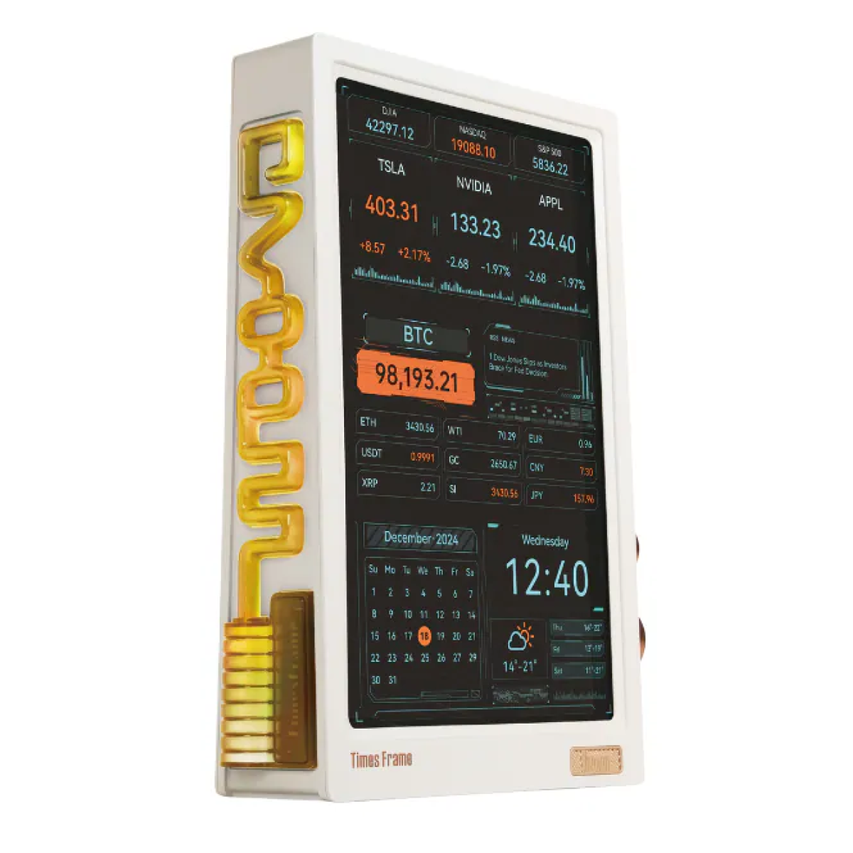 Divoom Times Frame (White) 智能透明數碼相框 (白色) Divoom Times Frame (White) 智能透明數碼相框 (白色)